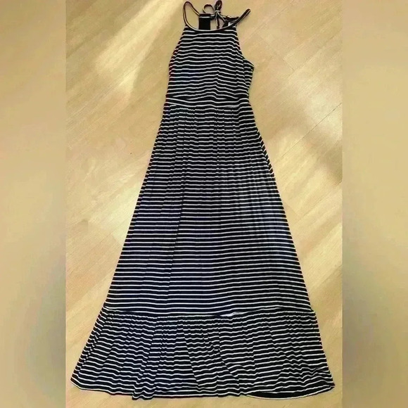 Lot Of 3 Womens Summer Dresses Size Small Old Navy: Maxi Stripe/White/Denim - Picture 3 of 15